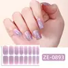 Fábrica Zhengxiang Personalizado OEM Película para Esmalte de Uñas Pegatinas para Uñas Flor Gradiente Rosa Cebolla Pegatinas para Uñas ODM Pegatinas Populares para Uñas