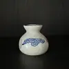 Cor de underglaze pintada à mão bolsa de tecido estilo japonês tubo de palito de dente inserção de flor pequena hidropônica de mesa hotel restaurante culinária cachecol seco