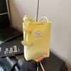 Moda Coreana Casual Bolso Pequeño Mujer 2025 Otoño e Invierno Nuevo Bolso Cuadrado Pequeño Casual Bolso Mensajero Mini para Teléfono Móvil Venta al por Mayor