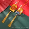Bolsita del Festival del Bote del Dragón Putuo Bolsa Vacía Bolsa de la Suerte Personalizada Amuleto de Paz para Colgar en el Cuello Cabello Fetal Bolsita Portátil Amuleto de Protección