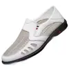 Nuevos Zapatos Casuales de Malla Transpirable de Verano para Hombre 2026, Zapatos para Hombre sin Cordones de Suela Suave, Zapatos de Cuero Modernos y Versátiles