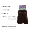 Comercio Exterior Transfronterizo Pelucas Europeas, Americanas y Africanas de Fibra Sintética de Fábricas de Origen, Cabello para Crochet, Fibra de Baja Temperatura Estilo Oruga Grande, De Venta Caliente