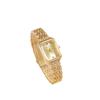 Reloj Vintage para Mujer Moda Pequeño Cuadrado para Mujer Reloj de Cuarzo Pulsera de Corazón con Diamantes Juego