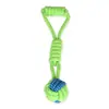 Amazon artículos para mascotas perro juguete de cuerda de algodón molienda de dientes limpieza cuerda de mordida para perro juego combinado Venta al por mayor