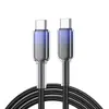 Cabo de Dados Tipo C Duplo de Carregamento Rápido de 120W Adequado para Huawei Xiaomi Laptop Carro Cabo de Carregamento C-C Transfronteiriço