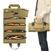 Bolsa de Herramientas para Electricista Tipo Rollo, Bolsa Portátil de Gran Capacidad para Almacenamiento de Herramientas de Ferretería, Bolsa de Herramientas Multifuncional para Reparación e Instalación