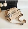 Bolso bandolera para niños y estudiantes bolso bandolera de lona para hombre bolso escolar de gran capacidad para clase bolso de hombro moderno para mujer que combina con todo