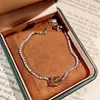 Colar com Pingente Octogonal Clássico de Cabeça de Touro com Corte Rosa Paraíba, Brincos de Diamante Coloridos, Anel de Diamante Rosa, Pulseira Azul Oceano