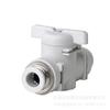Interruptor de válvula manual neumática BUC-4/6/8/10/12 mm, conector rápido de tráquea, válvula de tubería, válvula manual, enchufe rápido