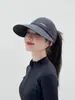 Sombrero de Sol de Ala Ancha para Mujer Estilo Nuevo de Verano, Sombrero de Secado Rápido para Deportes al Aire Libre y Ocio, Se Puede Usar como Gorra para Cola de Caballo