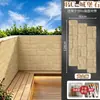 Fundo de parede de pedra de castelo de pu leve azulejo de parede externa de pedra cultivada folheado decorativo de imitação de pedra pu ultrafino painel grande decoração parede externa