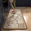 Alfombra para Piso de Cocina Alfombrilla Especial para Pies Barro de Diatomeas Lavable Sin Lavar Absorción de Agua Antideslizante Resistente al Aceite Alfombrilla Transfronteriza para Puerta de Entrada