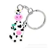 Animal Perro Gato Llavero de PVC Anillo de Llavero Cadena de Llaves Colgante Anillo de Llavero Llave de Coche