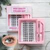 Set de Pestañas Postizas Transfronterizo, Gran Capacidad, Ligeras y Delgadas, Pestañas Postizas Pequeñas de Cuerno, Sin Irritación Ocular, Sin Carga en los Ojos, Ligeras y Aireadas