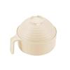 Tigela para Macarrão Instantâneo de Palha de Trigo com Tampa Utensílios de Mesa Tigela para Dormitório de Estudante Conjunto de Hashis, Garfo e Colher Tigela para Macarrão Instantâneo com Tampa