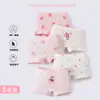 Roupa Íntima Feminina, Algodão Puro, Classe A, Boxer Grande, Médio e Pequeno para Crianças, Boxer para Bebês, Roupas Infantis Estilo Coreano, Atacado de Fabricantes