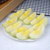 Pedaços de frutas cortadas em cubos modelo morango banana maçã fruta do dragão do homem kiwi amarelo enfeites comida e acessórios de jogo