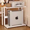 Soporte para Host Estante de Almacenamiento para Escritorio de Computadora Estante de Pie para Oficina Debajo del Escritorio Almacenamiento de Impresora y Archivos Estación de Trabajo de Acabado