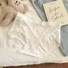 Delicadas y Suaves~ Braguitas Antibacterianas de Estilo Francés para Mujer de Cintura Media con Refuerzo Extendido de Algodón Puro y Ribete de Encaje, Braguitas Ajustadas al Cuerpo para Chicas Jóvenes