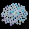 100 peças/pacote acrílico duas cores degradê imitação de Jade furo reto contas redondas diy bolsa pulseira Acessórios Atacado