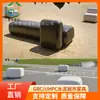 Paisagismo Comercial Moderno Cadeira Pré-fabricada de Uhpc Assento de Concreto de Alta Resistência Balanço de Lazer ao Ar Livre Combinação de Esboço