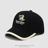 Gorra Infantil Bordada con Letra, Nueva Gorra de Pico Versión Coreana de Otoño, Gorra de Béisbol Versátil de Dibujos Animados Lindos para Niños y Niñas