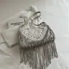 Bolso cruzado de borlas para mujer, modelo 2026, bolso de hombro moderno y elegante, único y estiloso, adecuado para el trabajo y los desplazamientos, bolso de axila