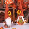 2026 Festival da Colheita de Novos Produtos Transfronteiriços Girassol Rudolph Boneco Sem Rosto de Ação de Graças Estatueta para Display de Mesa Janela