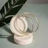 Brincos de argola grandes de moda europeia e americana exagerados, diâmetro de 10 cm, estilo influencer estiloso, novos brincos da moda atacado
