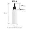 En Stock Suministro Directo Botellas de Plástico Exprimibles de HDPE con Boquilla Blanca Puntiaguda para Tinta, Pegamento, Esmalte de Uñas y Otros Líquidos, Varias Opciones Disponibles
