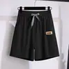 Nuevos Shorts Casuales de Seda Helada Estilo Comercio Exterior para Hombre, Verano 2026 Delgados Sueltos Caídos Modernos Rectos para Hombre