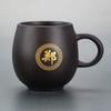 Caneca Master de Argila Roxa com Alça, Gravada com Centenas de Sobrenomes e Signos do Zodíaco, Caneca de Chá Exclusiva, Caneca Individual, Caneca Pessoal, Personalizável com Logo