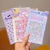 Parche de Uñas Impermeable para Niños Sanrio Kuromi con Relieve 5D Hello Kitty Pegatina Luminosa para Niña Personalización