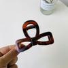Nuevo Estilo Horquilla Cuadrada Hebilla de Lazo Engrosada Parte Trasera de la Cabeza Lazo Redondo Clip de Agarre Accesorios para el Cabello Simples y Elegantes que Combinan con Todo Clip de Tiburón
