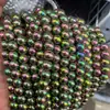 2-10mm minério de ferro galvanizado preto gallstone contas soltas diy contas acessórios de roupas contas redondas atacado