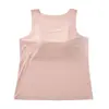 Ropa interior femenina sin costuras, transpirable, de corte largo, cómoda y amigable con la piel, sujetador sin varillas con copas fijas, estilo camiseta sin mangas