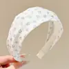 Diadema retro de corona alta para mujer, simple y elegante, diadema de ala ancha que no estrangula el cabello, accesorio para el cabello de moda estilo coreano