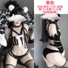 Lin Linting - Ropa interior sexy de nuevo estilo, terciopelo dorado, sexy, con pecho envuelto, para chica gato, juego de rol, enfrentamiento, traje de pasión