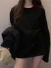 Camiseta versátil de fondo para mujer, de manga larga, Otoño/Invierno 2026, estudiante, holgada, para llevar debajo, camiseta básica, top, casual, moderna