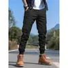 Pantalones Casuales de Trabajo Retro Japonés Transfronterizos Shein para Hombre 2026 Primavera y Otoño Nuevos Pantalones Largos Multibolsillos al por Mayor