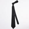 Camisa Negra de Corbata de Lazo para Hombre Estilo Preppy Cremallera Corbata de Lazo Estudiante Estilo Coreano Pago Gratis Niños y Niñas Decorativo Moderno