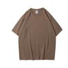 [Playera de Algodón Pesado Máximo 280g] Color Sólido Oversize Holgada Street Marca Tide Cubriendo Vientre