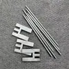 Ferramentas de tecelagem de Rattan ponta de agulha para corda de rattan faca de alavanca de aço inoxidável fecho de cremalheira fivela faca de alavanca faca de pegar luva conector de fio de aço