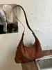 Bolso vintage esmerilado transfronterizo para mujer, gran capacidad, nuevo modelo 2026, versátil bolso de hombro y cruzado, bolso tote casual simple