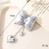 Nuevo Colgante Creativo de Cadena Colgante con Lazo de Perlas para Bolso, Funda de Teléfono, Llavero, Adorno, Exquisito Accesorio de Regalo Pequeño