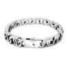 Em estoque atacado moda simples aço titânio pulseira masculina e feminina acessórios de casal CE441