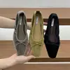 Aumento de Altura Interna de 5 cm - Bailarinas Mary Jane de Boca Baja y Arco Francés con Suela Suave, Versátiles para el Trabajo, Estilo Coreano, Zapatos de Vestir de un Solo Color