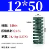 Molde de Resorte de Compresión de Primavera Verde Molde de Resorte Doméstico 65Mn Resorte Tf Alambre Plano de Alta Resistencia Compresión Estándar Japonés Resorte Rectangular