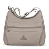 2026 Bolso Cruzado de Gran Capacidad Nuevo, Bolso de Tela Ligera, Bolso para Mamá de Mediana Edad, Bolso de Hombro Multicapa, Mochila de Viaje para Mujer