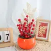 Decoraciones de Caqui de Año Nuevo para la Buena Suerte, Caquis del Cubo de la Fortuna 2026, Fruta de la Prosperidad, Decoración para Vestíbulo, Dormitorio, Sala de Estar